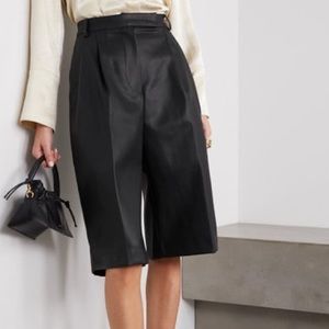 Frankie Shop Leather shorts